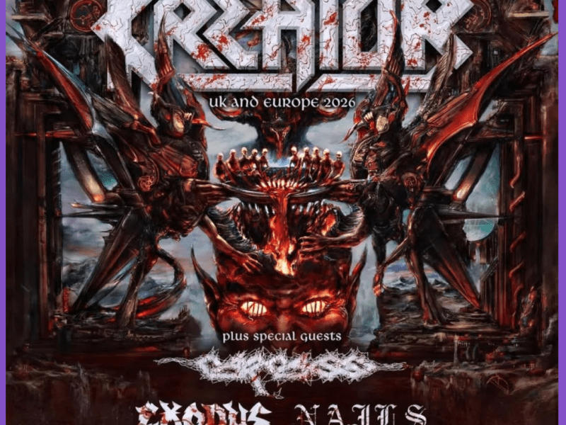 #Live : Kreator + Carcass + Exodus + Nails @ Ancienne Belgique, Bruxelles – 25/03/2026