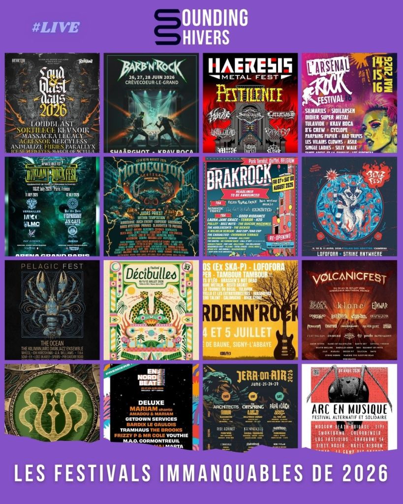 #Agenda : Les festivals immanquables de 2026