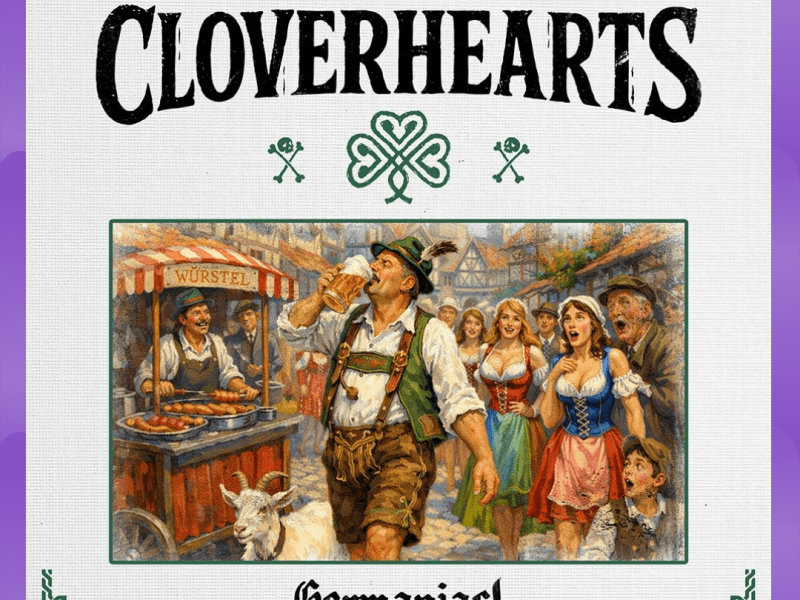 #Album : The Cloverhearts – Germaniac! (26/06/2026)