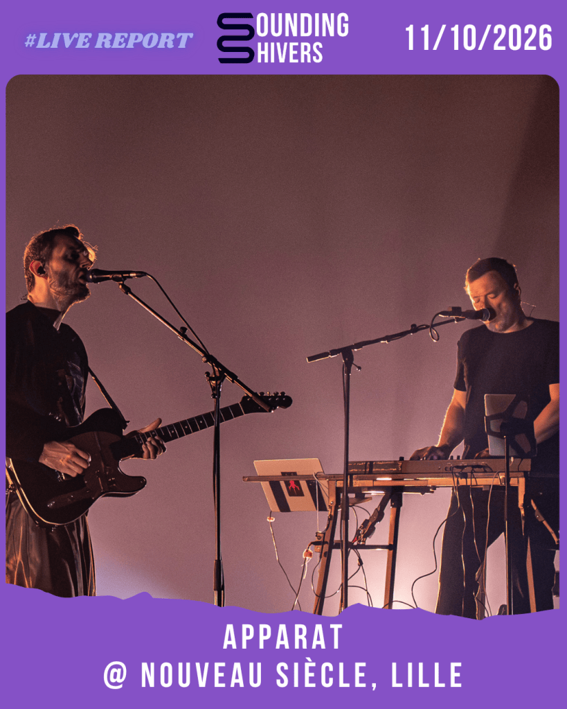 #Live : Apparat + Anika Henderson @ Nouveau Siècle, Lille – 11/10/2026